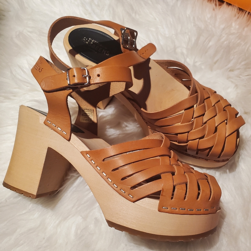 Swedish Hasbeens Gullan Sandal Clog